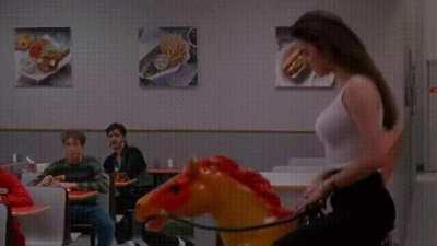 Good God Jennifer Connelly must be an exquisite rider!