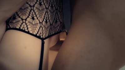 Fucked and tied up standing