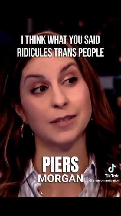 Piers Morgan is A Black Lesbian