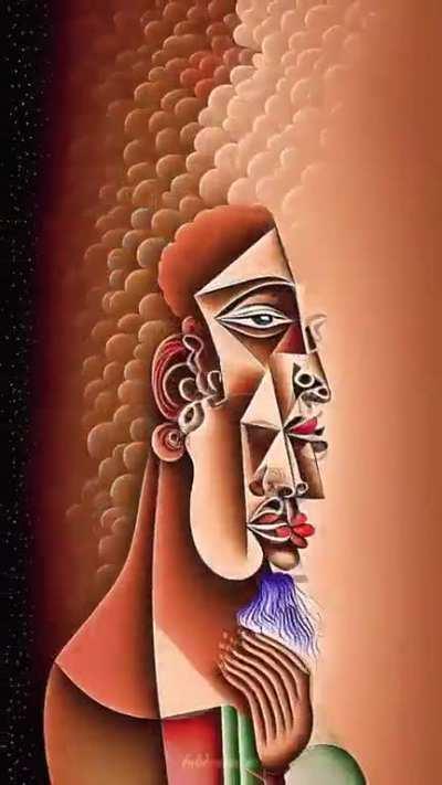 This AI-generated video showing the evolution of visual expression