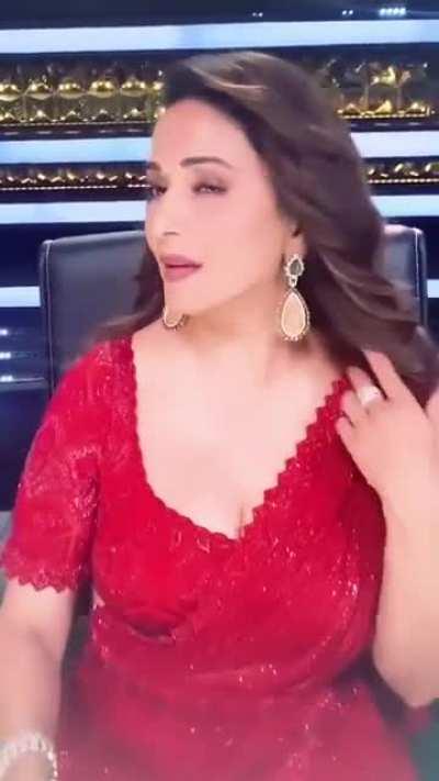 Madhuri Dixit's latest cleavage show