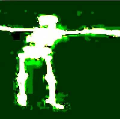 Rare footage of Mr Bone man