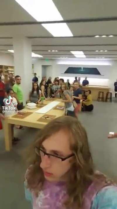 Screaming in public is cool.