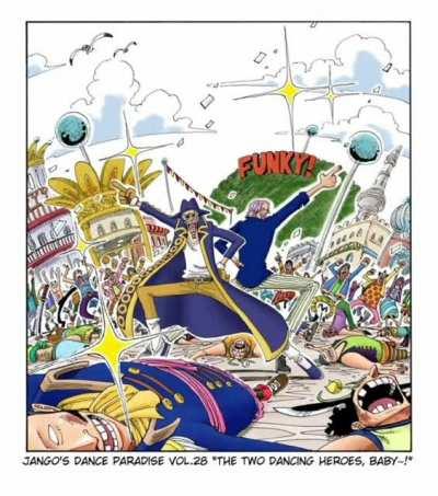 i had to make an edit of Jango's Dance Paradise cause its my favourite cover arc so far (And his relationship with the marine officer is 😭👍)