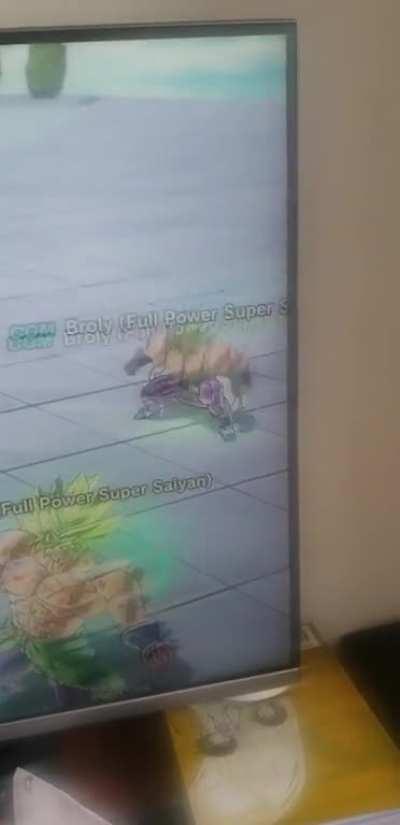 I think my broly tweaking?