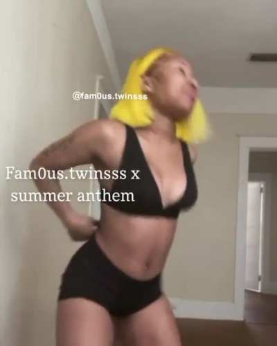 #Repost @fam0us.twinsss @download.ins --- Fam0us.twinsss summer anthem coming soon 🤯😍❗️if y’all get this to 100k views 1k comment we drop it ❗️