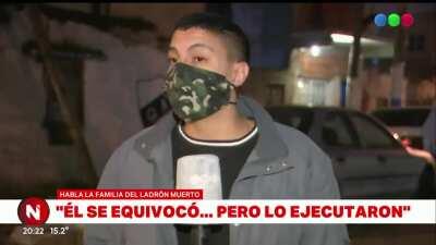 Los familiares del ladrón muerto en Quilmes denuncian que el jubilado lo mató estando indefenso y cuestionan por qué no llamó a la policía.