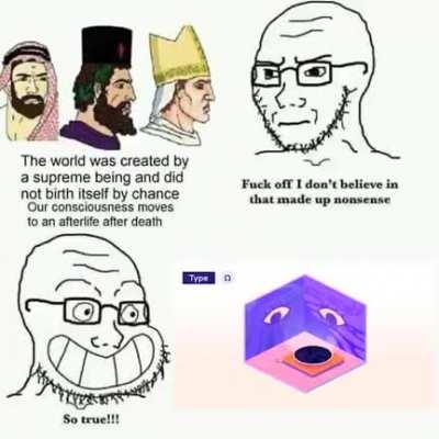 Ath*ists (🤮🤢🐒)