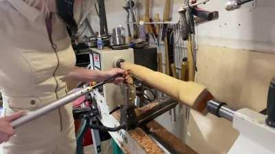 Making my first rolling pin