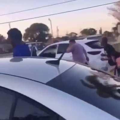 Convenience store chaos