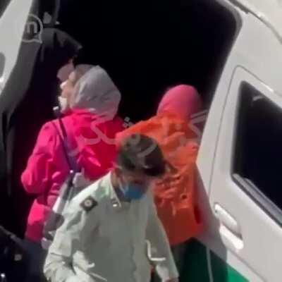 Sharia police in Iran aggressively arrest distressed young woman for not wearing hijab properly!