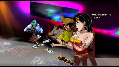 FUNNY - Wonder Woman x Hawkgirl