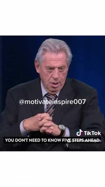 You got to take the first step.