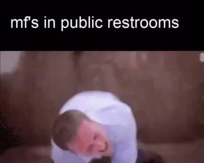Mfs in the public restroom 🐓