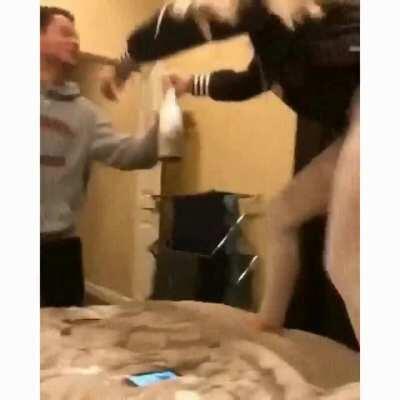 HMC while i open a bottle of champagne for the firs time