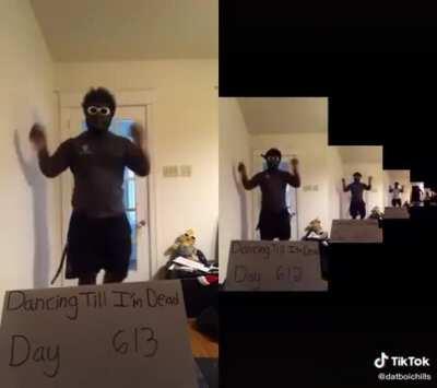 He’s really been doing this for almost 2 years 😳