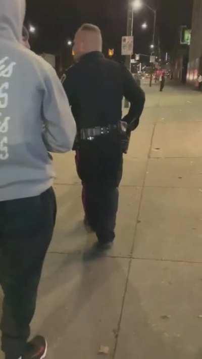 Same Winnipeg cop from the traffic stop before....seems like a pattern.