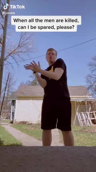 male feminists scare me....