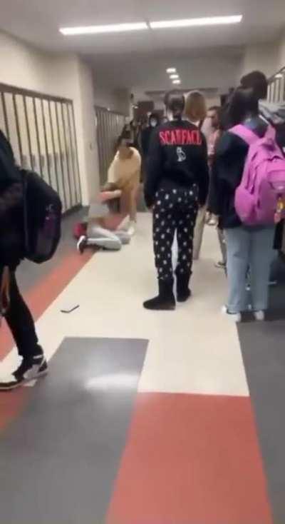 Girl Fight In School