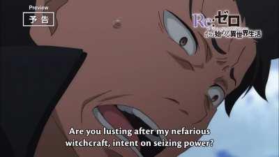 Rie Takahashi impersonates Megumin as Emilia in Re:Zero's preview for EP18