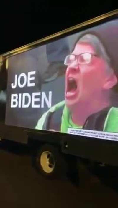 Wow Someone Went Hard.... Thanks to all that fundraising Nancy Pelosi was complaining about in the letter sent to my parents. Don't worry CNN won't show you this clip =) DNC tonight compliments from Trump Supporters.