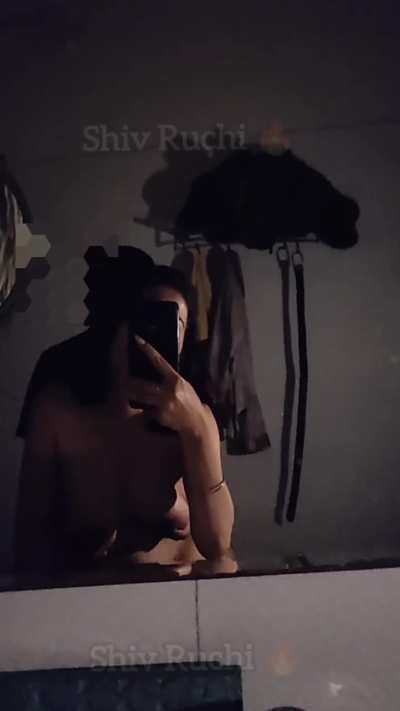 Watch me get fucked in front of the mirror as i moan and record myself!