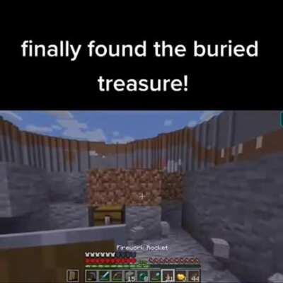 Finally found the buried treasure!