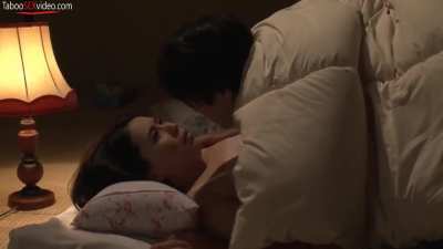 Mommy hesitated at first but decided to finally sleep with her boy... amd she loved it.