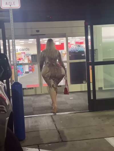 Imagine trying to get an errand done behind this behemoth of an ass