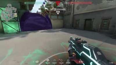 probably my best and luckiest shot in valorant :D