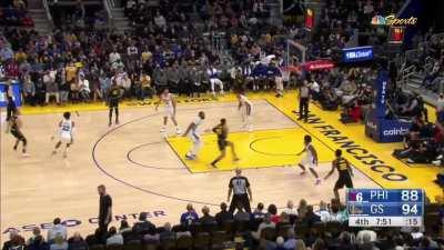 [Highlight] Juan Toscano-Anderson throws it down on Andre Drummond.