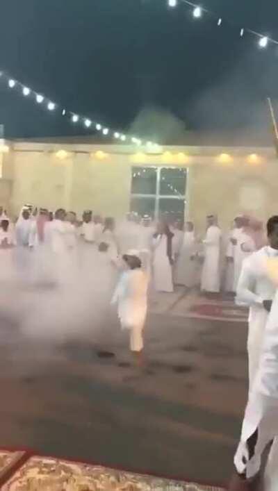 Weddings in Arabia are interesting.
