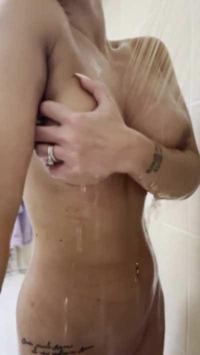 shower time and my sweet tits