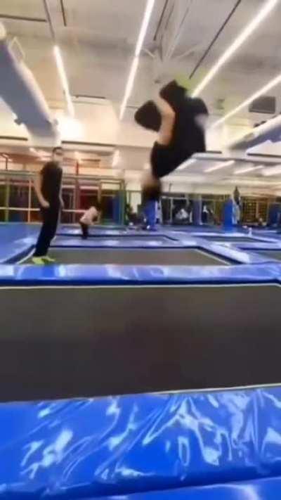 He really stumbled. Twat