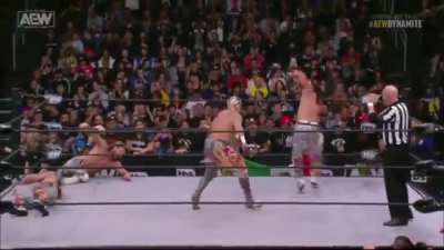 [wmv] Death Triangle (PAC & The Lucha Bros. (Penta El Zero Miedo & Rey Fenix)) vs The Elite (Kenny Omega & The Young Bucks (Matt Jackson & Nick Jackson)) - Six Person Tag Team Match - AEW World Trios Championship Best of Seven Series Match