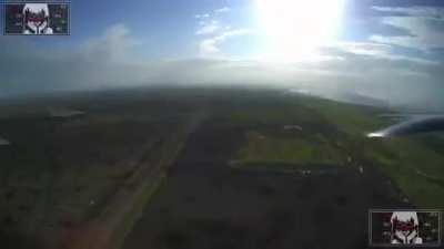 Ukrainian drone delivering gifts to Russian invaders