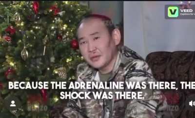 Interview of the Russian who killed the Ukrainian in melee combat captured on camera 