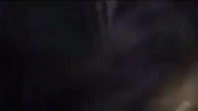 kid gets the brilliant idea to record himself falling down the stairs (not my video)