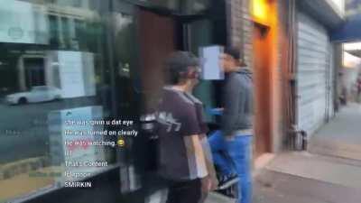 IRL streamer challenges guy to a fight, then runs away