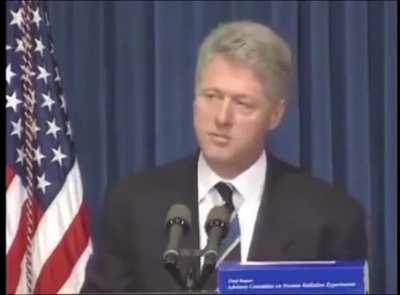 ICYMI: Bill Clinton Apologizes to Americans Who Were Subjects of Over 4,000 Government-Sponsored Medical Experiments