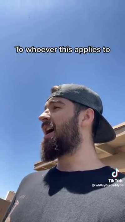 Man came out swinging...