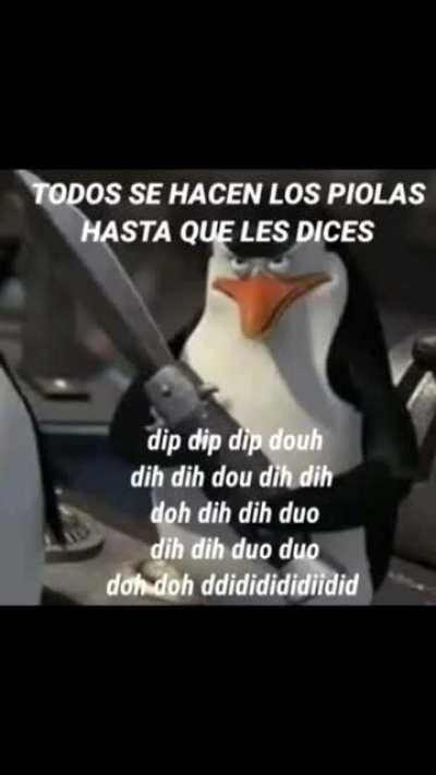 Todos se hacen los piolas hasta que los dices 😈