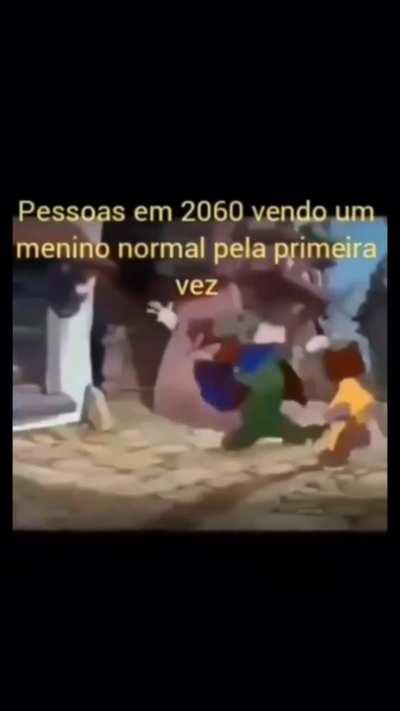 Um menino de pau? 😰