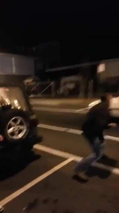 big guy guy holds his own