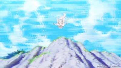 [meme] Emilia dives into water