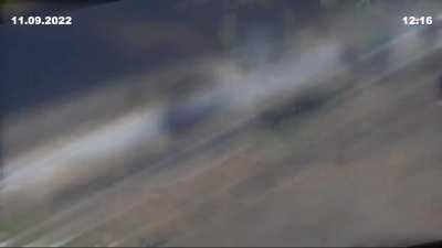 Archival video of the destruction of a retreating Russian column near Kyslivka on September 11, 2022, when the battle for the left-bank city of Kupiansk was still going on.