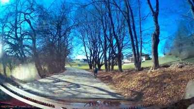 IdiotsInJeeps. Teaching my son how NOT to drive. Near miss.