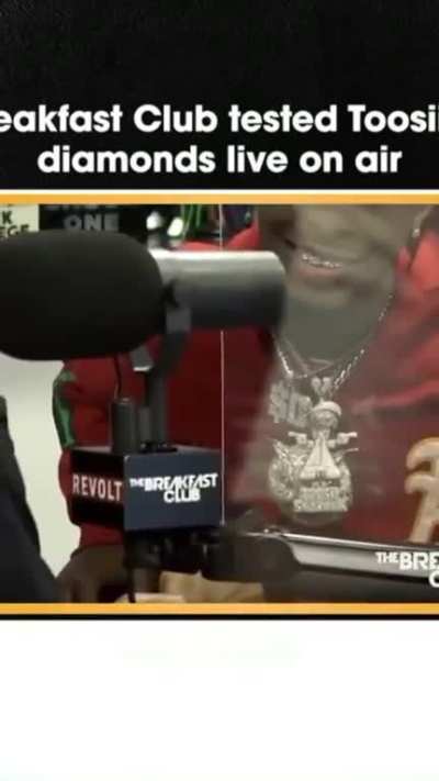 Toosii got his diamonds tested on air while doing a interview at The Breakfast Club! 🤣