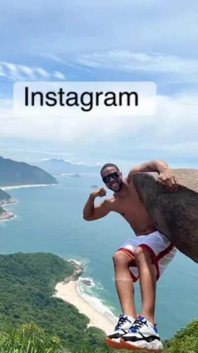 What an absolute daredevil