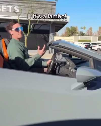 tall guy lambo conversation